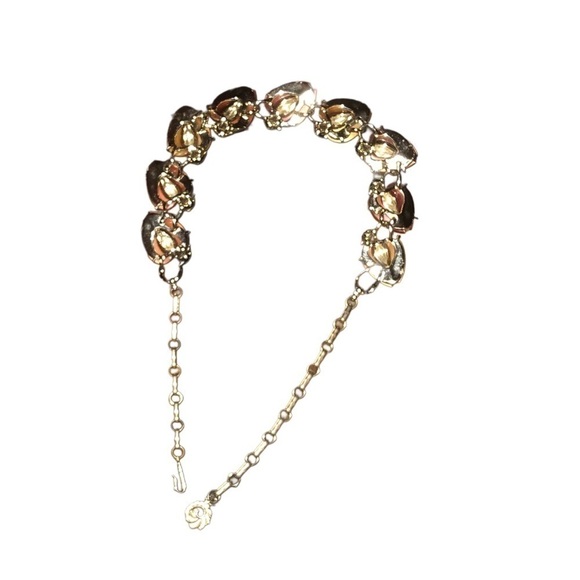 10$ VINTAGE Lisner statement necklace fruit Thermoset red brown book piece - Picture 12 of 14